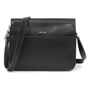 MATT & NAT Vegan Leather Elle Crossbody Bag Black